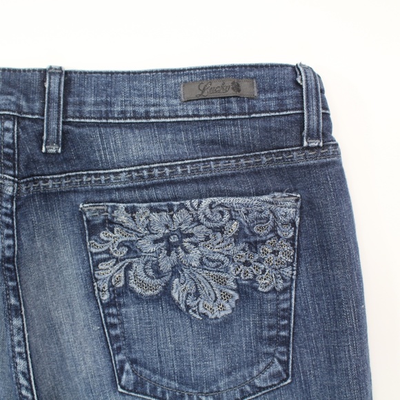 Lucky Brand Womens Jeans Embroidered Pockets - Picture 7 of 7